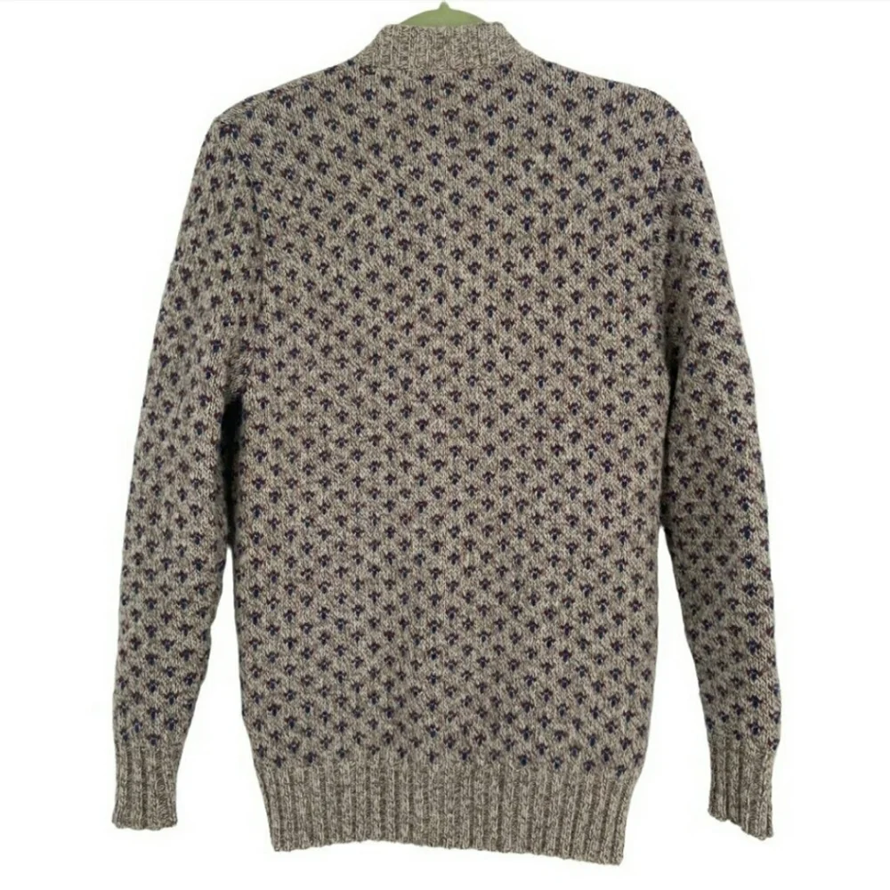 Woolrich Vintage Wool Blend Knitted Button Up Cardigan Sweater Made In USA Small - Picture 7 of 8
